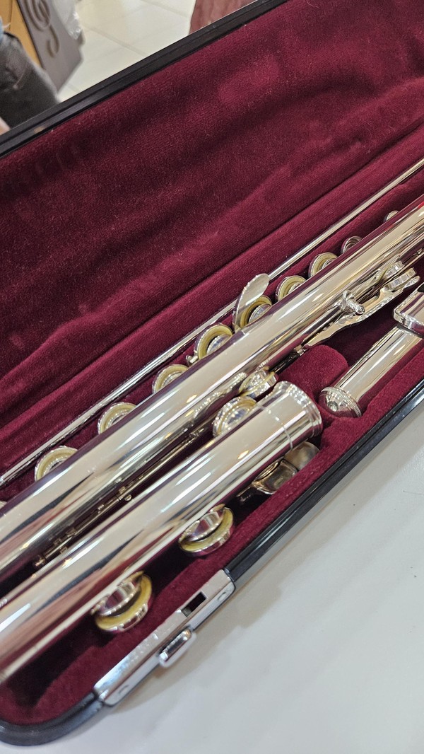 Flauta Transversal Yamaha 311 Revisada Cabeça de Prata!