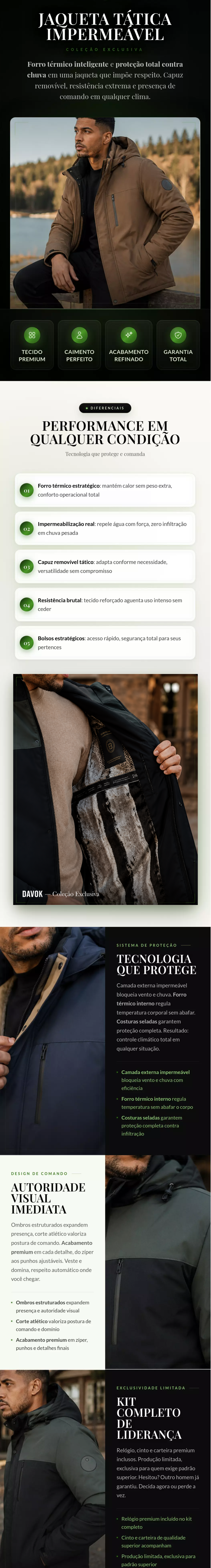 Jaqueta Masculina Mavero em Interior Forrado Térmico a Prova D'Água e Capuz Removível +BRINDES: Relógio, Cinto e Carteira
