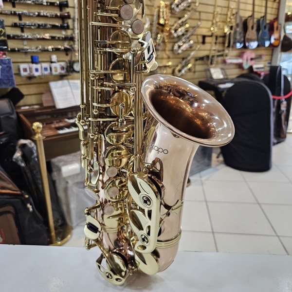 Sax Alto Dakapo Seminovo (Verniz NOVO FÁ-SOL-LÁ Premium)!