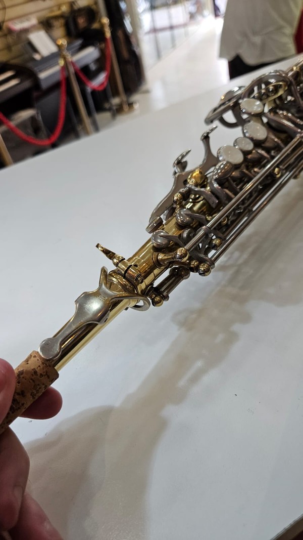 Sax Soprano Sib Weril Usado Importado Laqueado/Niquelado