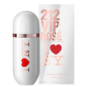 212 Vip Rose I Love NY Carolina Herrera Eau de Parfum - 80 ml 