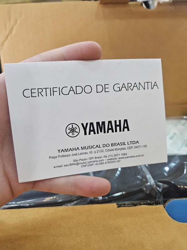 (Nova) Flauta Transversal Yamaha 312 - Cabeça de prata