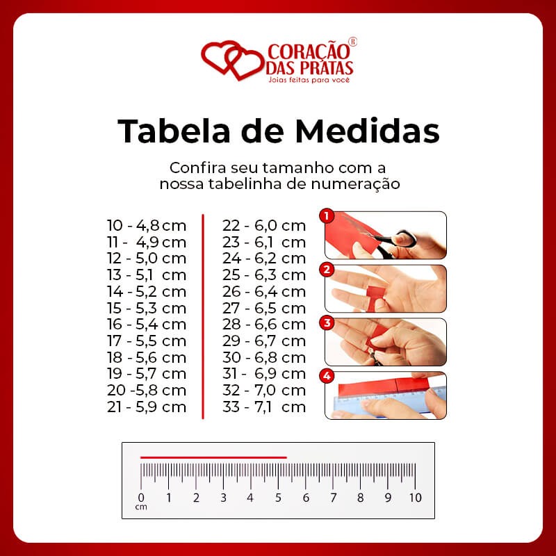 Tabela de medidas