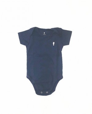 BODY EM SUEDINE LISO MARINHO BABY ONDA MARINHA O1001 