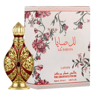Lil Sabaya Perfume Puro Concentrado Attar Lattafa 25 ml (Perfume Óleo) - 25 ml 