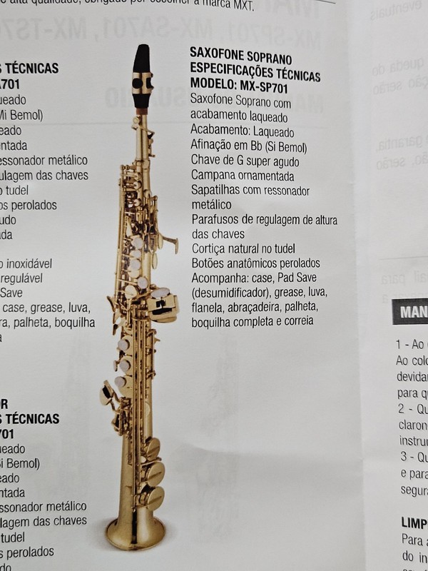 🔥 Sax Soprano Reto MXT NOVO Sib (Completo)!