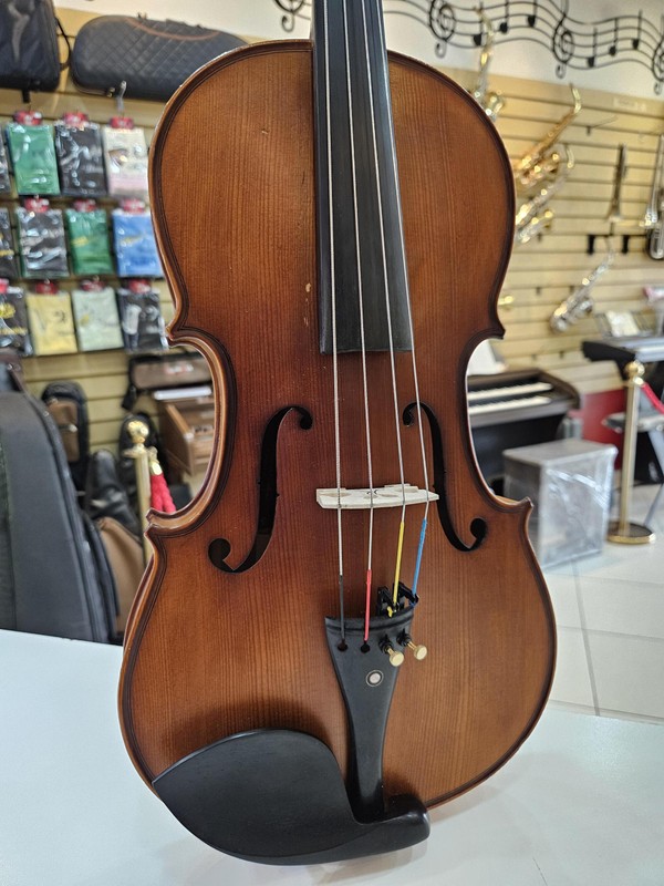Viola de arco Eagle 42cm usada, ajustada (Som Encorpado) + Estojo e Arco!