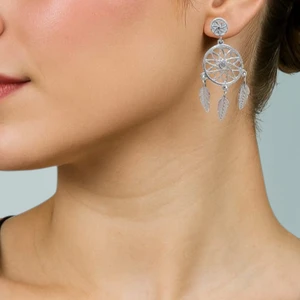 Brinco Filtro dos Sonhos Prata