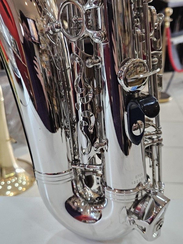 Sax Alto Eagle Niquelado Seminovo + Acessórios