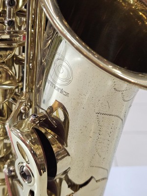 Sax Alto Harmonics Usado Laqueado Acessível!