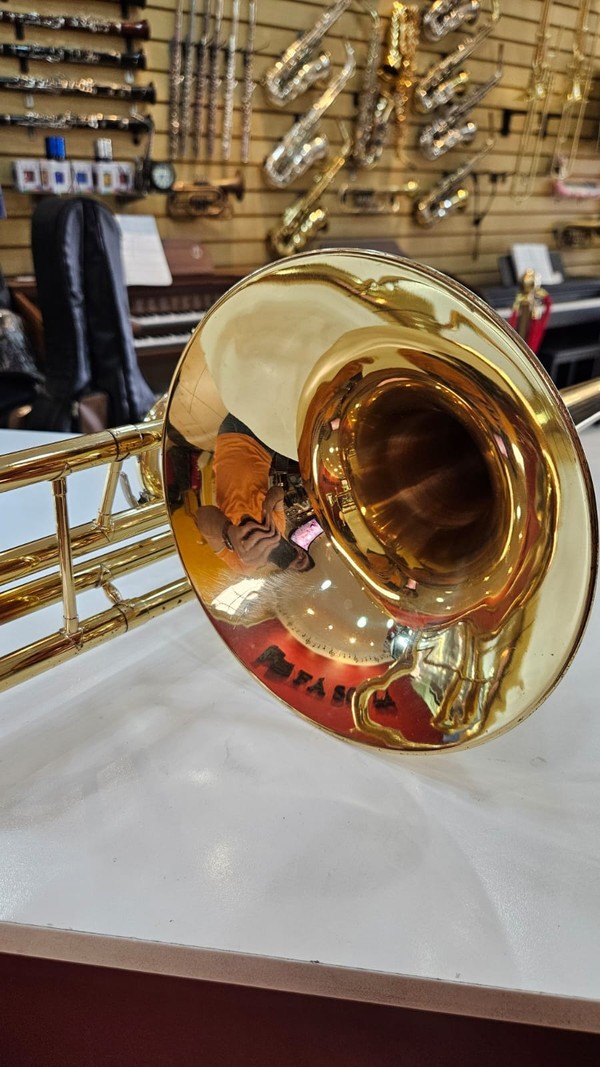 (Dó) Trombone Weril Curto F610 Usado/Revisado FÁ-SOL-LÁ!