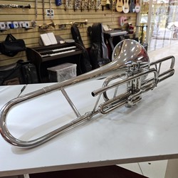 (Dó) Trombone Weril Senior Curto Niquelado Usado/Revisado FÁ-SOL-LÁ!