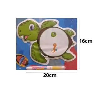 AQUA COLOR PINTE COM O PINCEL TARTARUGA