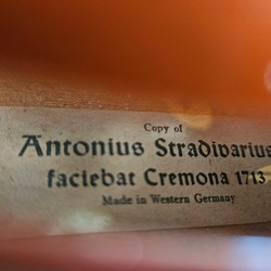 Violino Alemão 4/4 (Cópia Stradivarius, Ébano, Mauro Calixto)