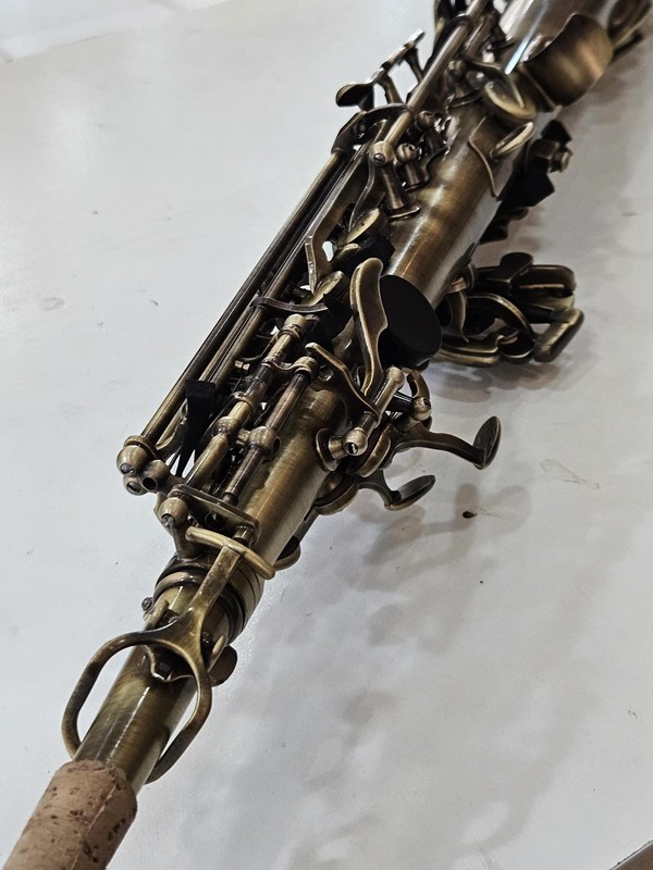 Sax Soprano Eagle Reformado FÁ-SOL-LÁ (Envelhecido)