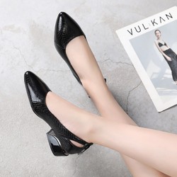 Sapato de Salto em Couro | Conforto Plus | Laís