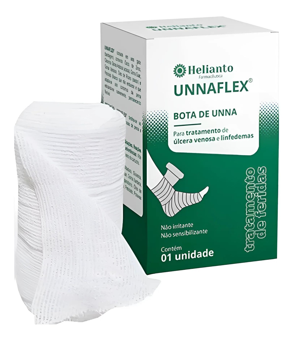 Bota De Unna Helianto P/ Úlcera Venosa E Linfedema - Só Pele - Soluções ...