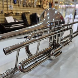 (Dó) Trombone Weril Senior Curto Niquelado Usado/Revisado FÁ-SOL-LÁ!