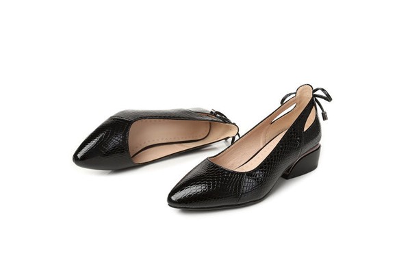 Sapato de Salto em Couro | Conforto Plus | Laís