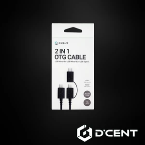 Cabo OTG - D´cent - 2 em 1