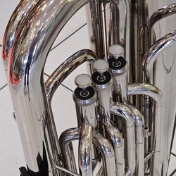 Tuba Weril 3/4 em sib - 3 pistos - usado