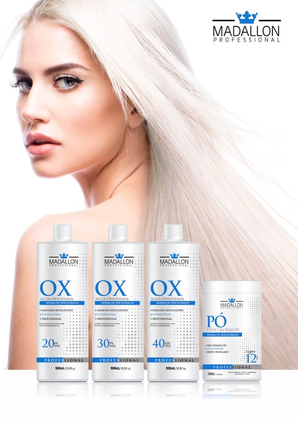 OX Água Oxigenada 30 Volumes 900ml