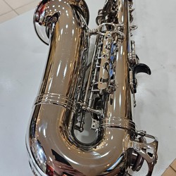 Sax Alto Eagle Niquelado Seminovo + Acessórios