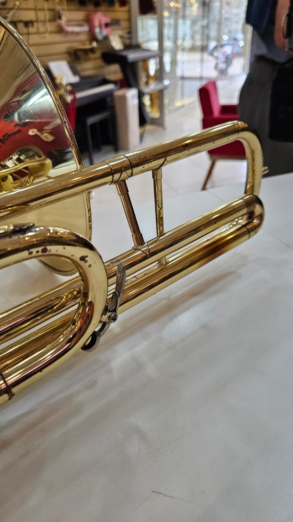 (Dó) Trombone Weril Curto F610 Usado/Revisado FÁ-SOL-LÁ!
