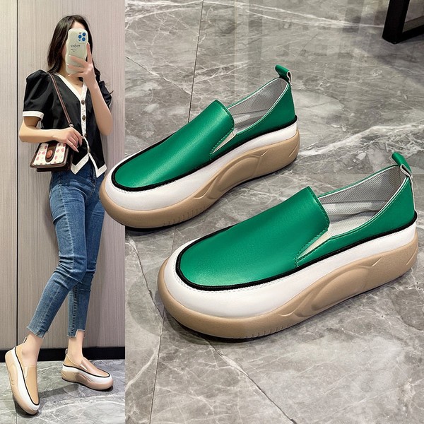 Sapato Mocassim Ortopédico Antiderrapante em Couro | Leila