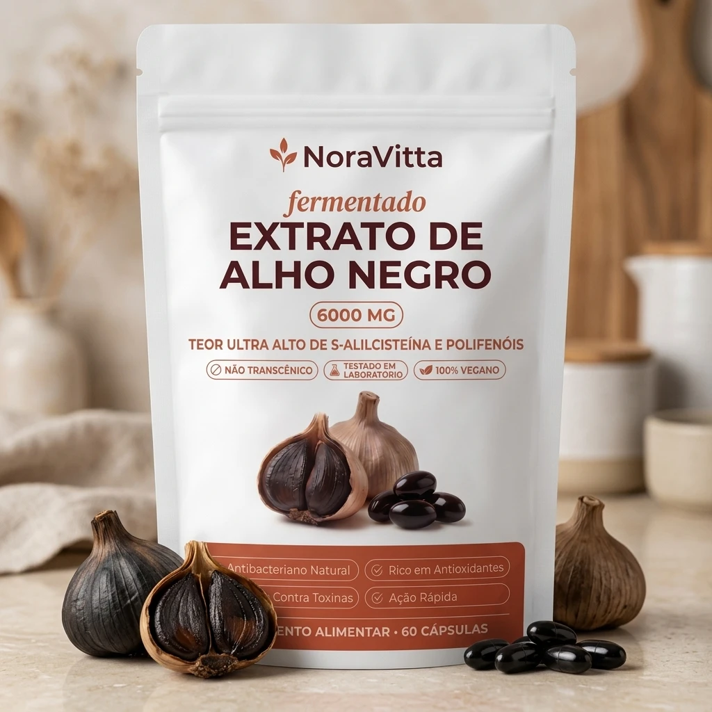 Extrato de Alho Negro Fermentado