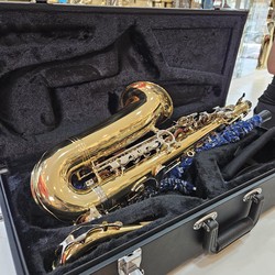Sax Alto Eagle SA 500 Laqueado com Niquelado - Seminovo