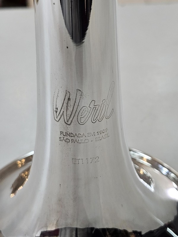 Trompete Weril ET1172 Sib - Prata - Seminovo