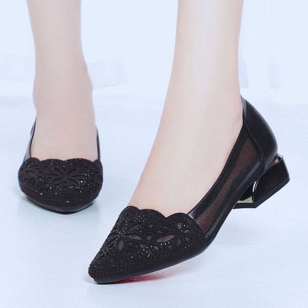 (OFERTA DA SEMANA) Sapato Respirável | Luxo | Brilho e Pedraria| Malu