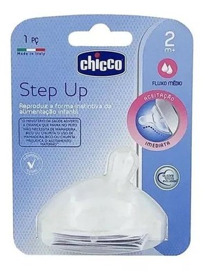 Bico Mamadeira Chicco Step Up 1un 2m+