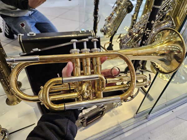 Cornet Yamaha sib com bocal Vicent Bach (Usado, Revisado)