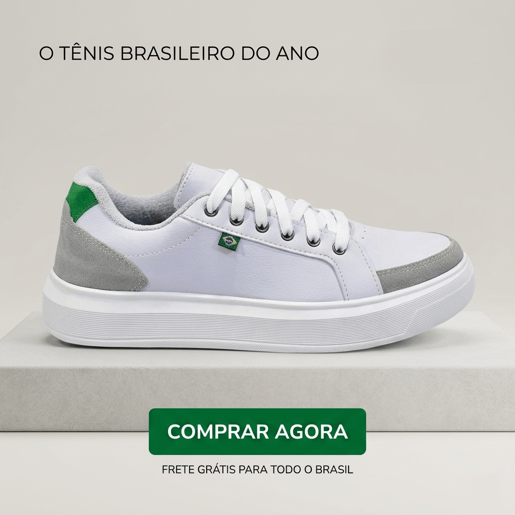 comprar tenis casual masculino branco envio rapido brasil