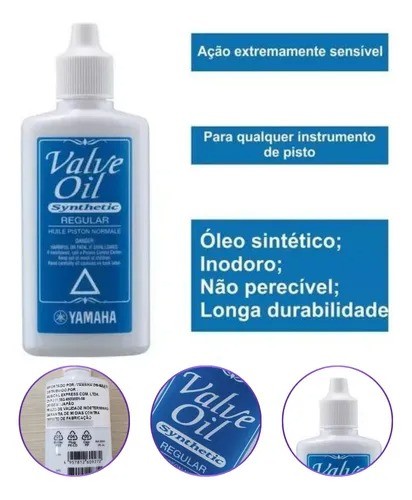 Óleo para pistos Yamaha - Sintético - Regular e Light