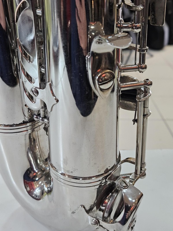 Sax Tenor Weril Spectra A971 Niquelado Usado Revisado 